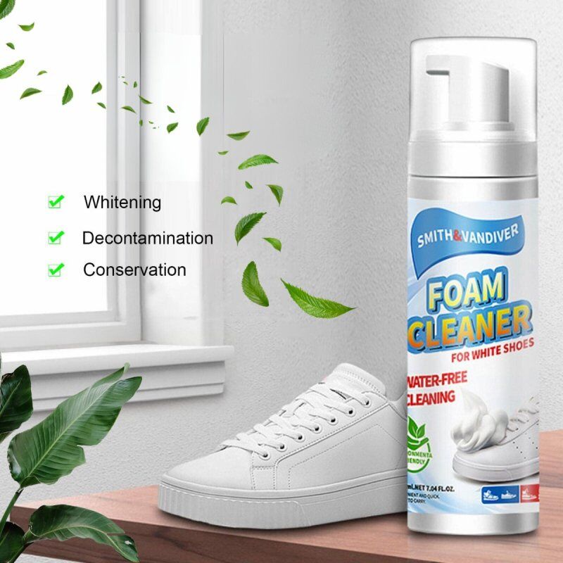 Αφρός Καθαρισμού σε Σπρέι για Λευκά Παπούτσια – ShoeFoam » Murzl cleansing-foam-spray-for-white-shoes-shoefoam