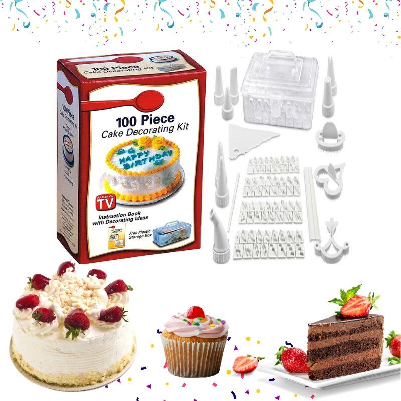100-Piece Cake and Pastry Decorating Set – CakeDecorKid » Murzl 100-piece-cake-and-pastry-decorating-set