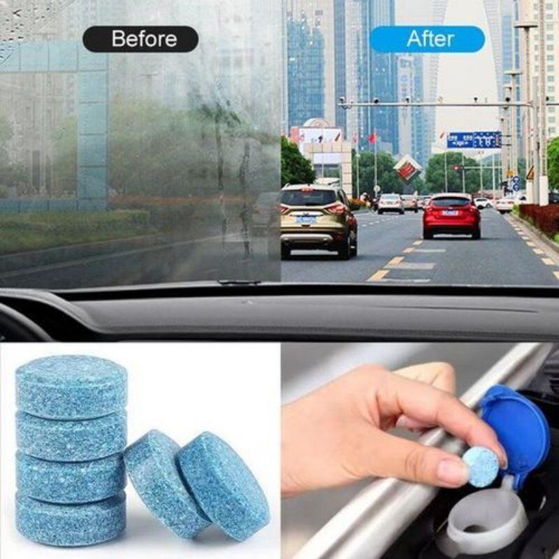 Δισκία Καθαρισμού Τζαμιών, Συμπυκνωμένο Καθαριστικό για Αυτοκίνητο και Σπίτι – 10 τεμ. – WindshieldCleanTab » Murzl Glass Cleaning Tablets, Concentrated Cleaner for Car and Home – 10 pcs – WindshieldCleanTab